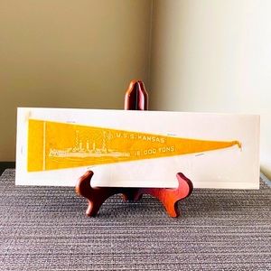 Military Memorial Felt Pennant Flag